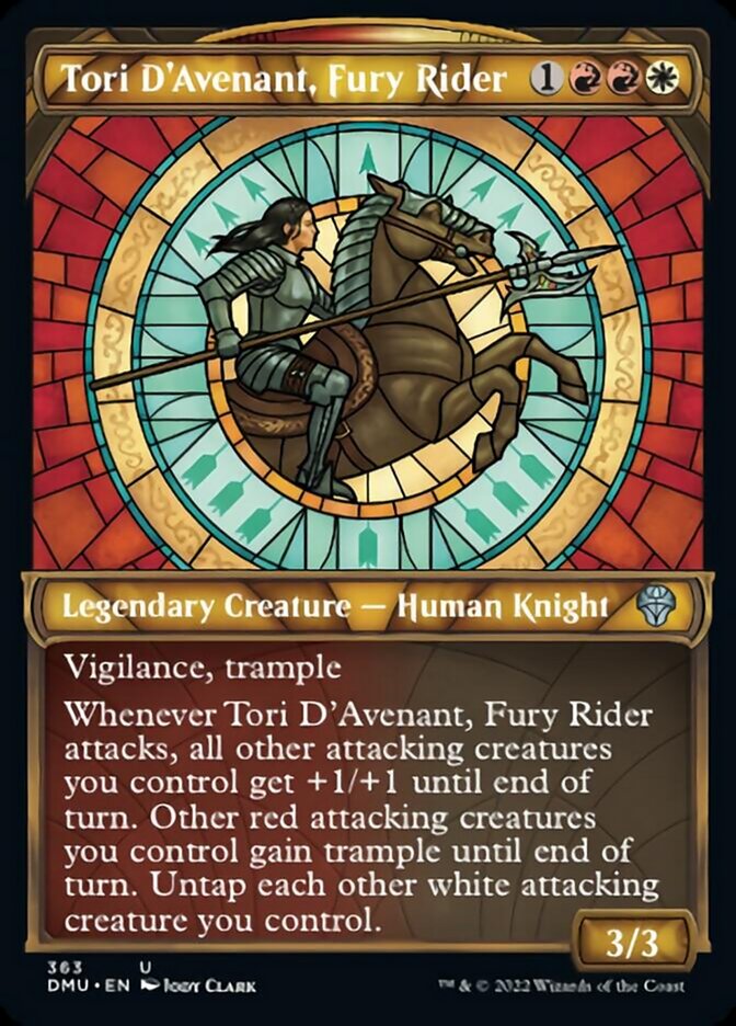 Tori D'Avenant, Fury Rider (Showcase) [Dominaria United]