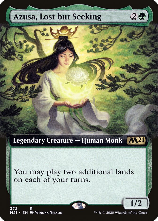 Azusa, Lost but Seeking (Extended Art) [Core Set 2021] (M21 372)