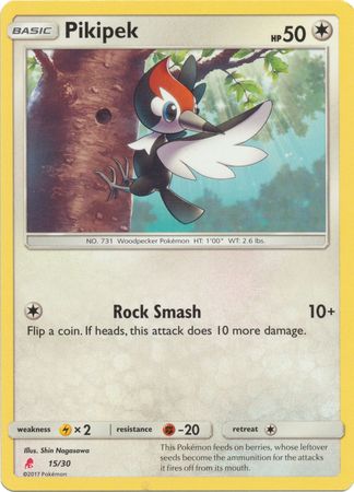 Pikipek (15/30) [Sun & Moon: Trainer Kit - Lycanroc & Alolan Raichu]