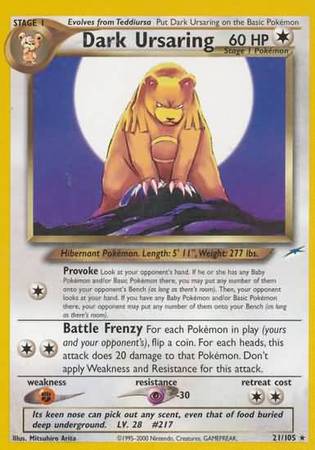Dark Ursaring (21/105) [Neo Destiny]