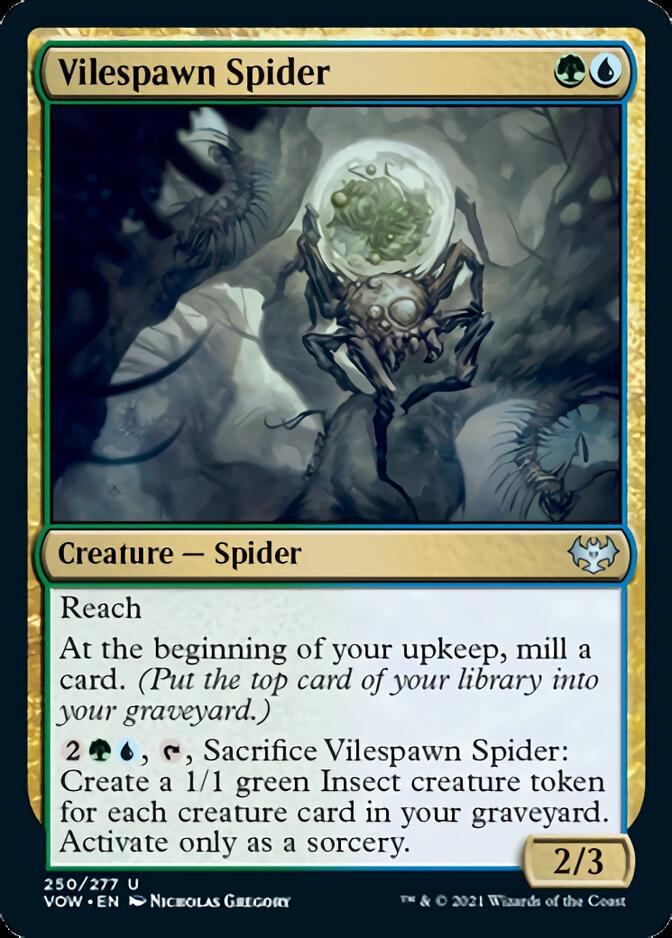 Vilespawn Spider [Innistrad: Crimson Vow] (VOW 250)
