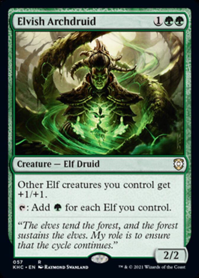 Elvish Archdruid [Kaldheim Commander] (KHC 57)
