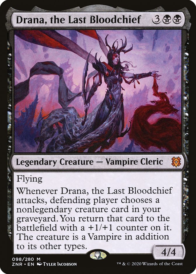 Drana, the Last Bloodchief [Zendikar Rising] (ZNR 98)