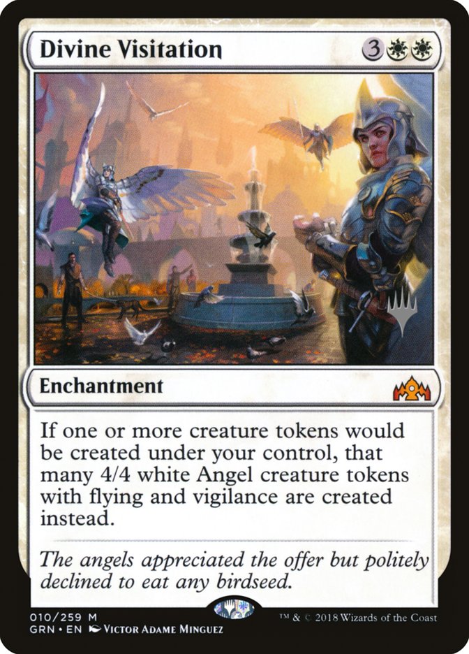 Divine Visitation (Promo Pack) [Guilds of Ravnica Promos] (PGRN 10P)