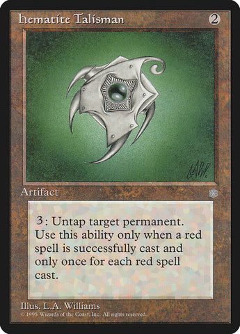 Hematite Talisman [Ice Age] (ICE 320)