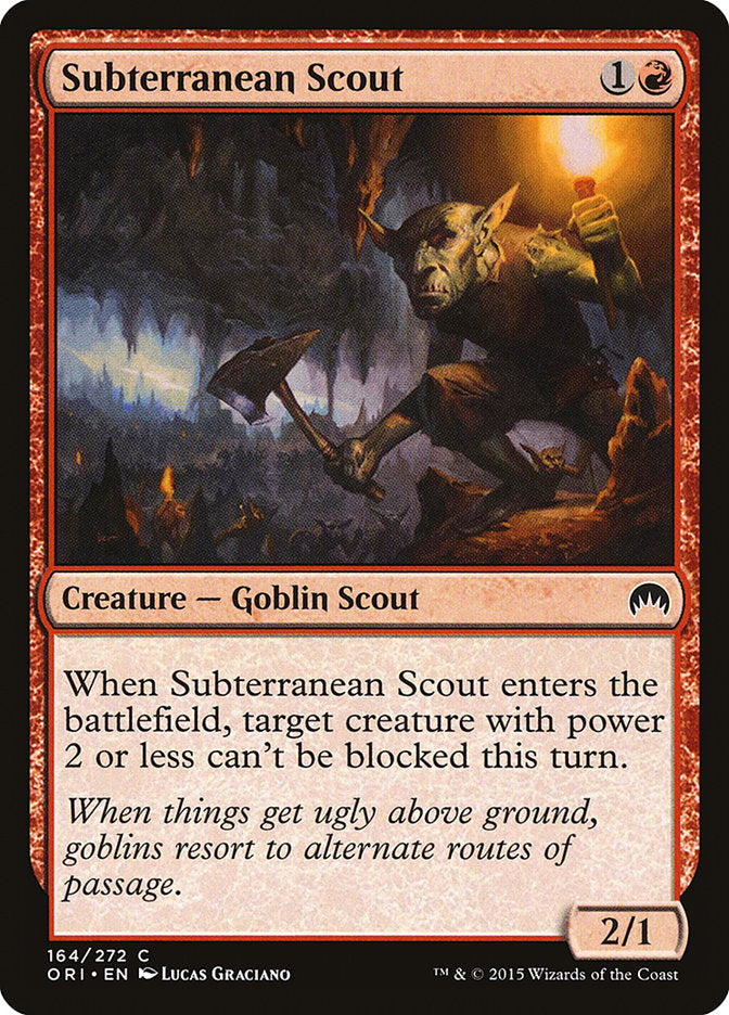 Subterranean Scout [Magic Origins] (ORI 164)