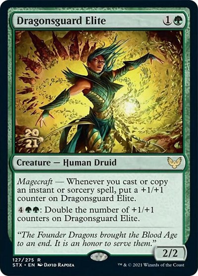 Dragonsguard Elite [Strixhaven: School of Mages Prerelease Promos] (PSTX 127)