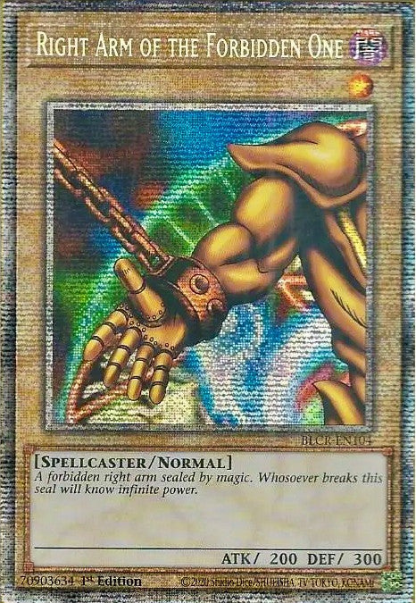 Right Arm of the Forbidden One Starlight Rare