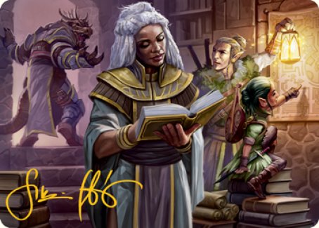 You Find the Villains' Lair Art Card (Gold-Stamped Signature) [Dungeons & Dragons: Adventures in the Forgotten Realms Art Series] (AAFR 40)