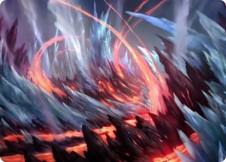 Frostboil Snarl Art Card [Strixhaven: School of Mages Art Series] (ASTX 47)