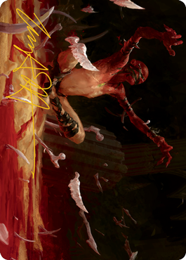Bone Shards Art Card (Gold-Stamped Signature) [Modern Horizons 2 Art Series] (AMH2 27)