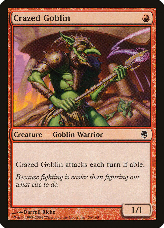 Crazed Goblin [Darksteel] (DST 56)