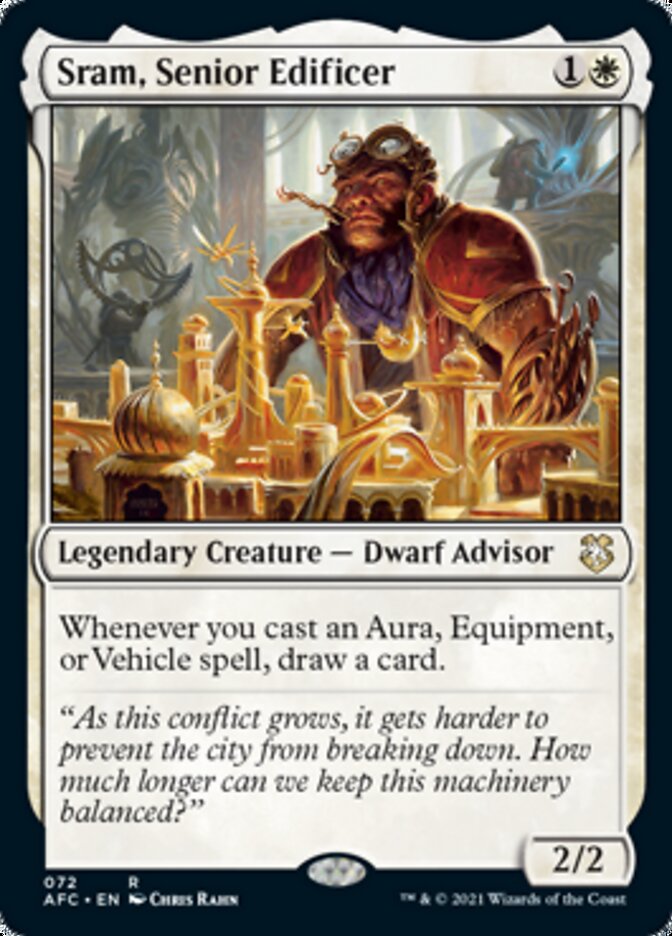 Sram, Senior Edificer [Dungeons & Dragons: Adventures in the Forgotten Realms Commander] (AFC 72)
