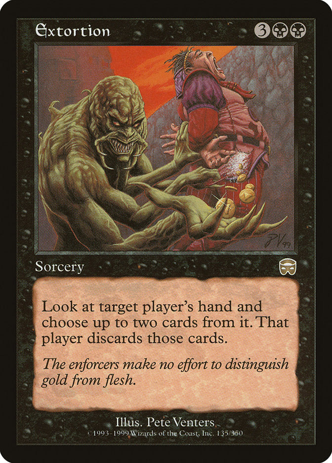 Extortion [Mercadian Masques] (MMQ 135)