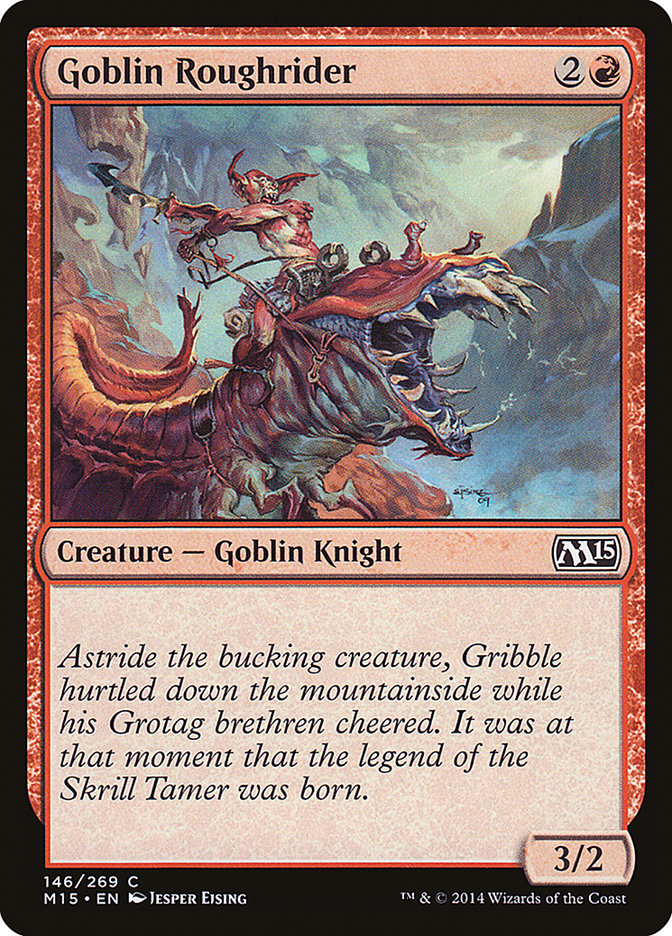 Goblin Roughrider [Magic 2015] (M15 146)