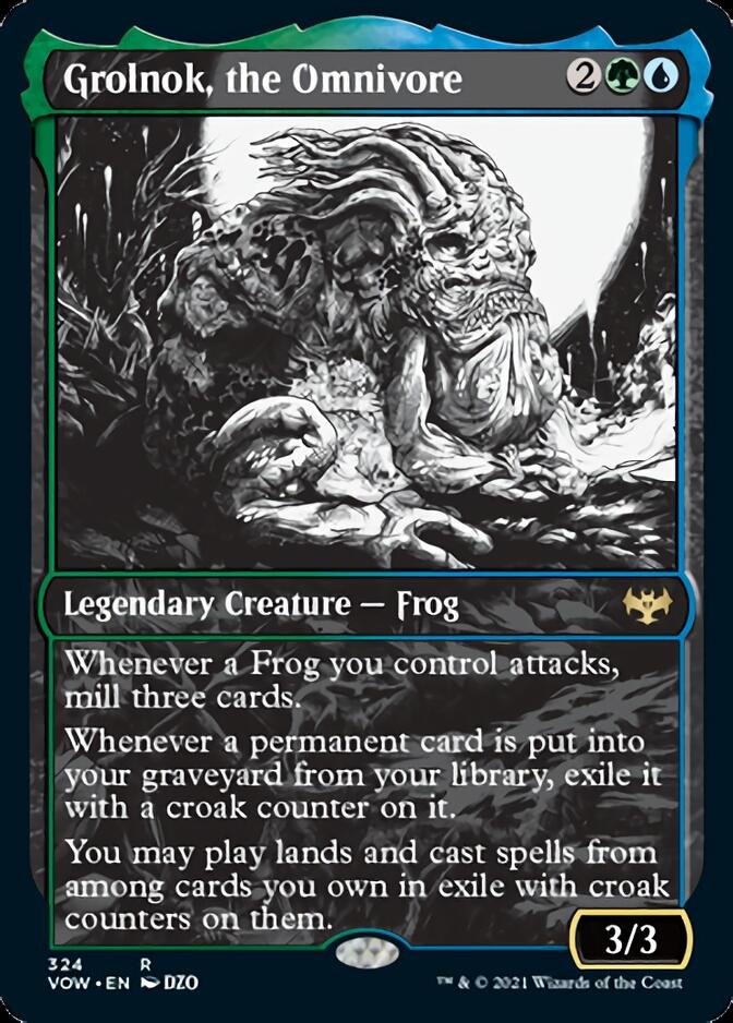 Grolnok, the Omnivore (Showcase Eternal Night ) [Innistrad: Crimson Vow] (VOW 324)