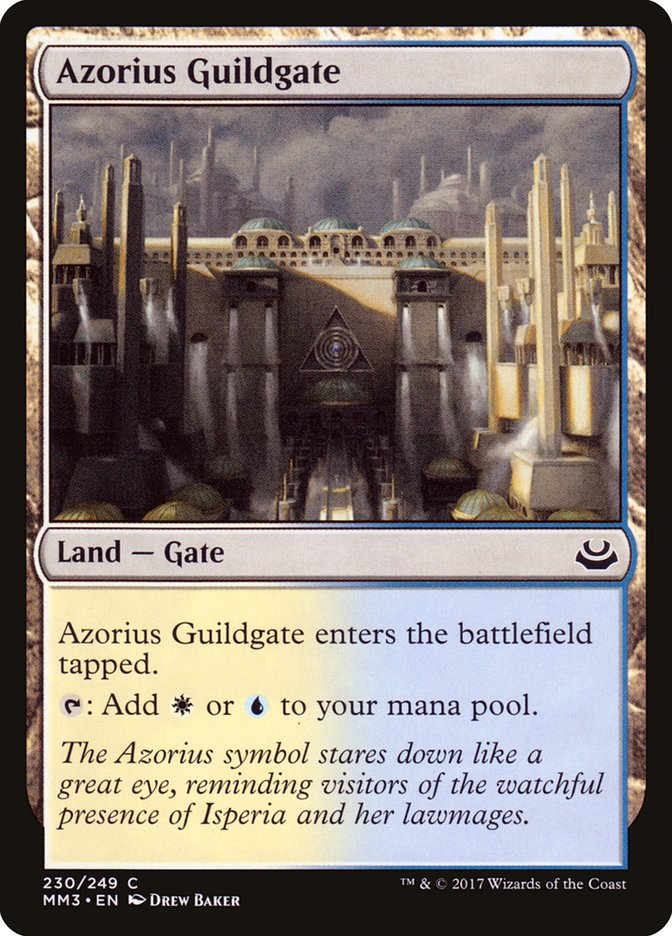Azorius Guildgate [Modern Masters 2017] (MM3 230)