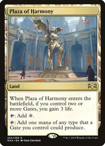 Plaza of Harmony [Ravnica Allegiance] (RNA 254)