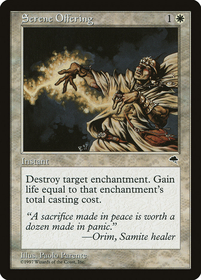 Serene Offering [Tempest] (TMP 40)