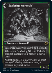 Suspicious Stowaway // Seafaring Werewolf [Innistrad: Double Feature] (DBL 80)