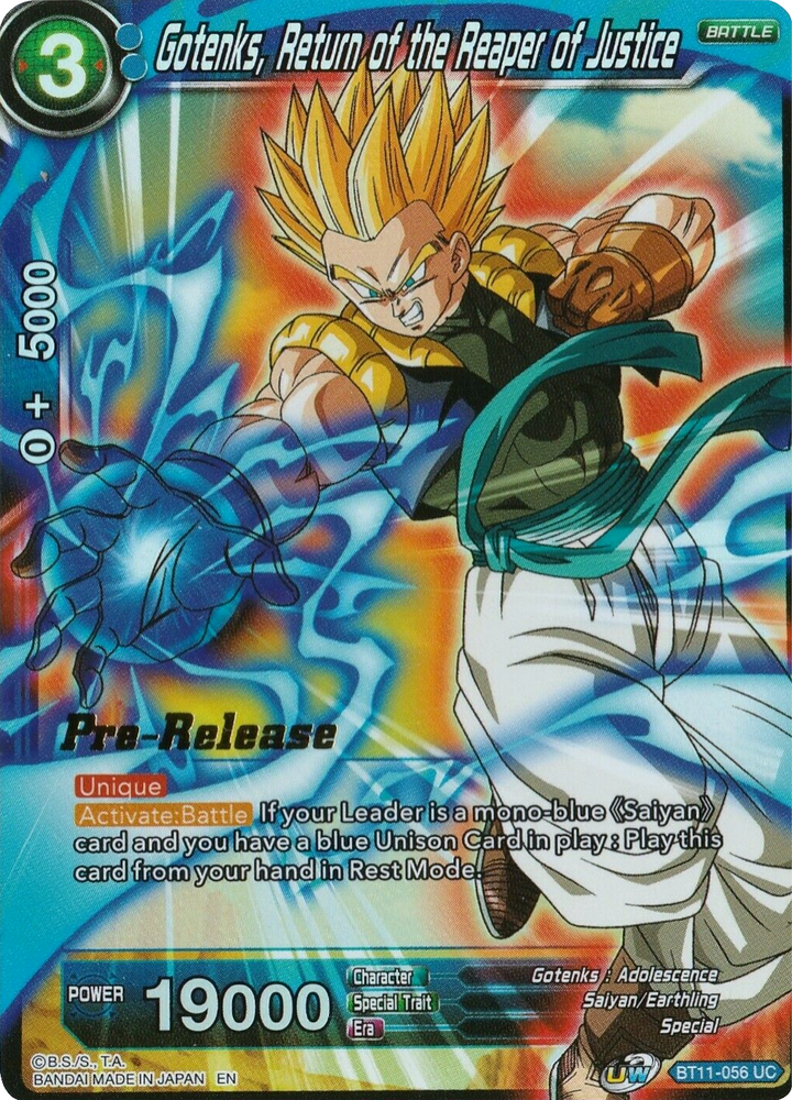 Gotenks, Return of the Reaper of Justice [BT11-056]