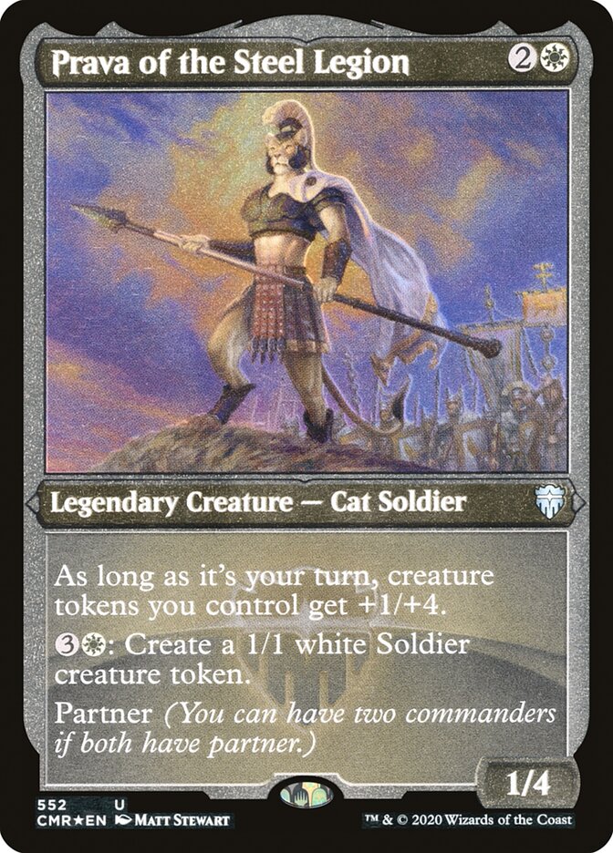 Prava of the Steel Legion [Commander Legends Etched] (PCMR 552)
