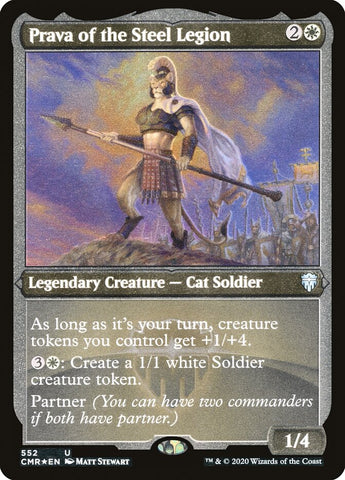 Prava of the Steel Legion [Commander Legends Etched] (PCMR 552)