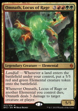 Omnath, Locus of Rage (Promo Pack) [Dungeons & Dragons: Adventures in the Forgotten Realms Promos] (PAFR 97)
