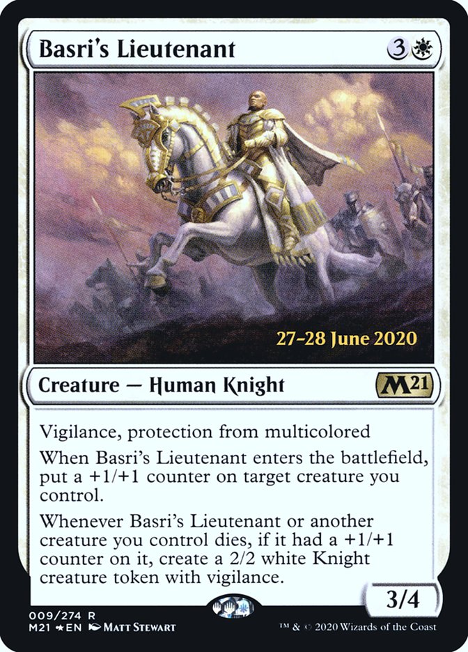 Basri's Lieutenant  [Core Set 2021 Prerelease Promos] (PM21 9S)