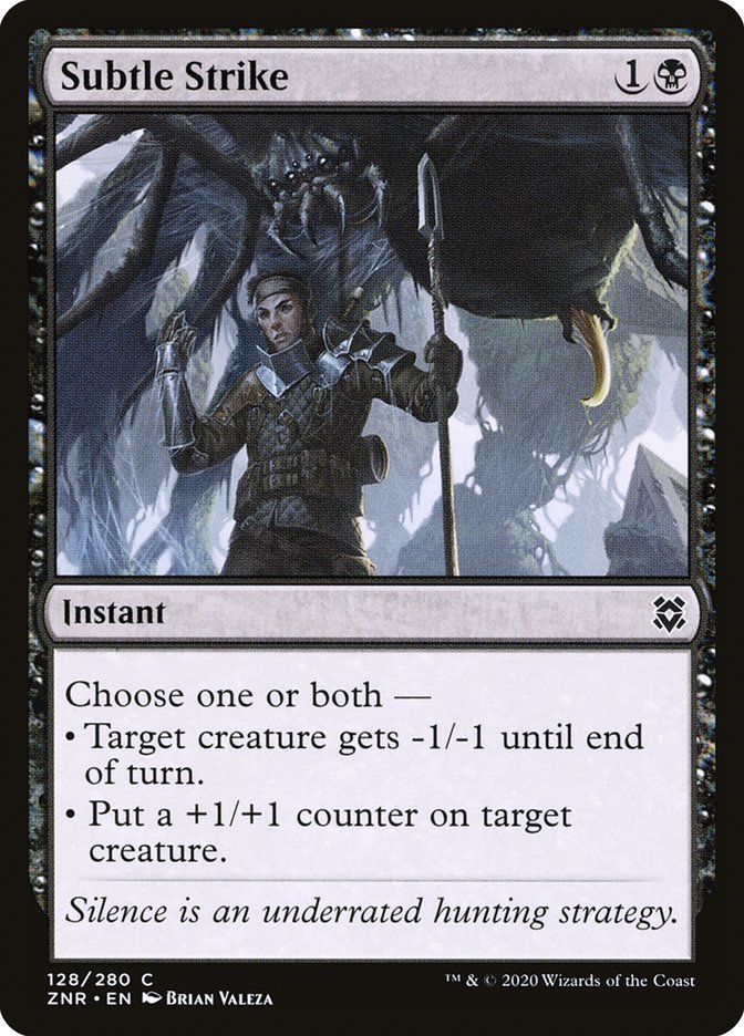 Subtle Strike [Zendikar Rising] (ZNR 128)
