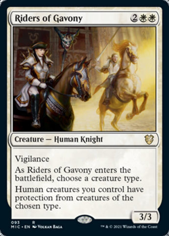 Riders of Gavony [Innistrad: Midnight Hunt Commander] (MIC 93)