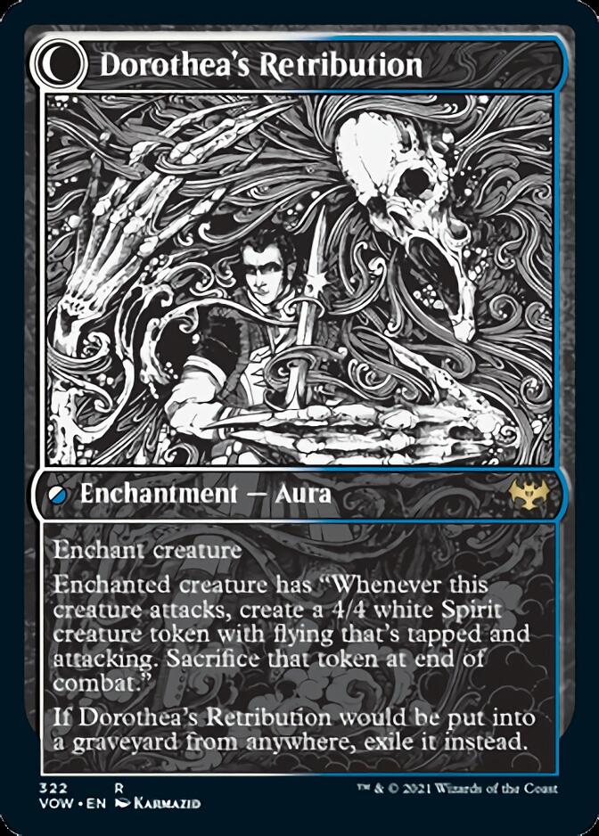 Dorothea, Vengeful Victim // Dorothea's Retribution (Showcase Eternal Night ) [Innistrad: Crimson Vow] (VOW 322)