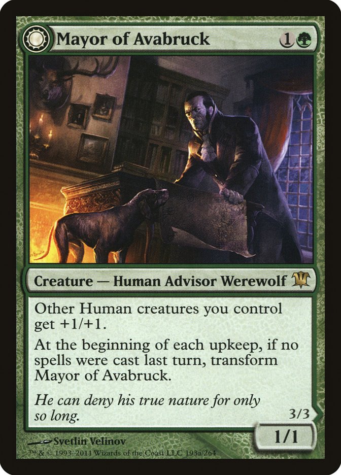 Mayor of Avabruck // Howlpack Alpha [Innistrad] (ISD 193)
