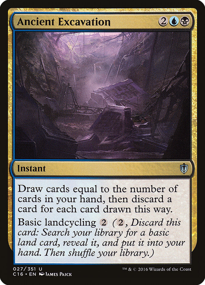 Ancient Excavation [Commander 2016] (C16 27)