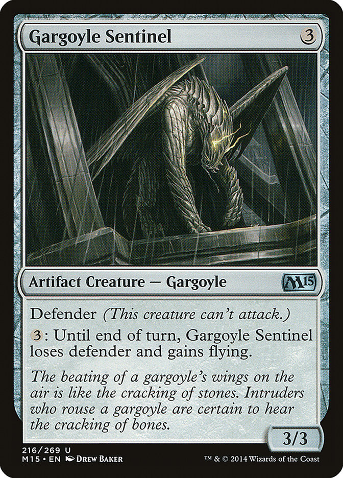 Gargoyle Sentinel [Magic 2015] (M15 216)