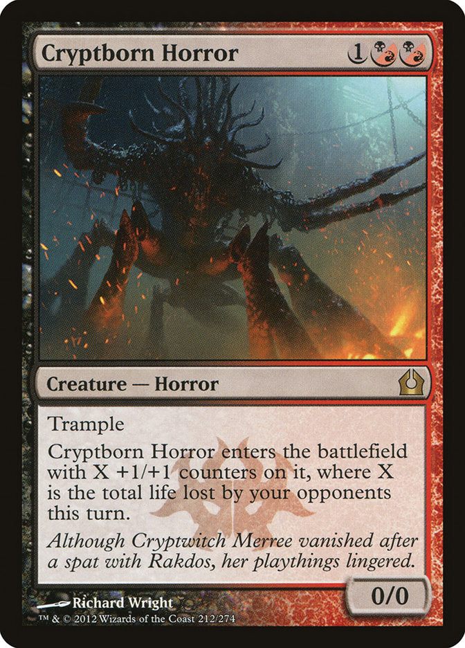 Cryptborn Horror [Return to Ravnica] (RTR 212)