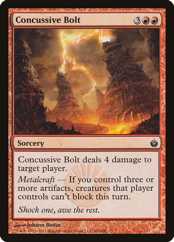 Concussive Bolt [Mirrodin Besieged] (MBS 60)