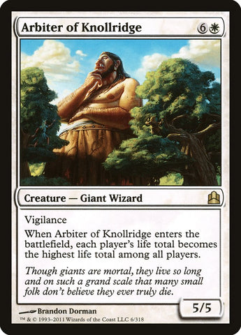 Arbiter of Knollridge [Commander 2011] (CMD 6)