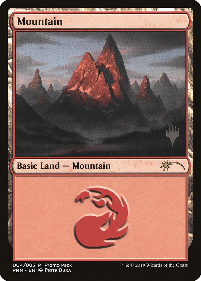 Mountain (#4) [Promo Pack: Core Set 2020] (PPP1 4)