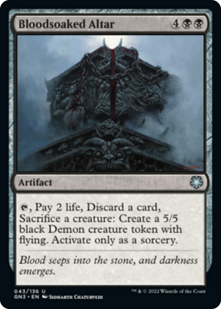 Bloodsoaked Altar [Game Night 2022]
