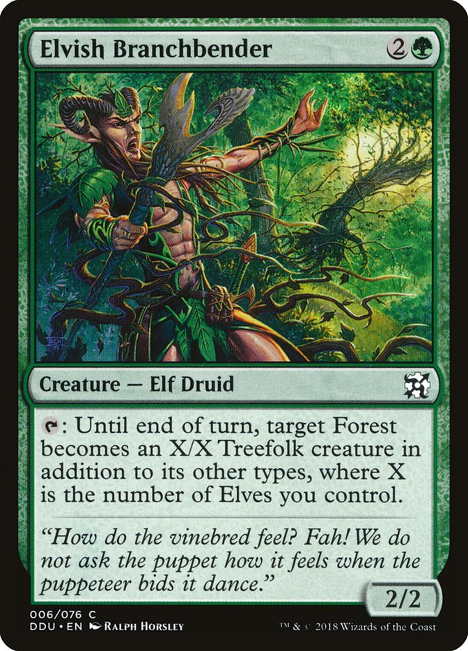 Elvish Branchbender [Duel Decks: Elves vs. Inventors] (DDU 6)