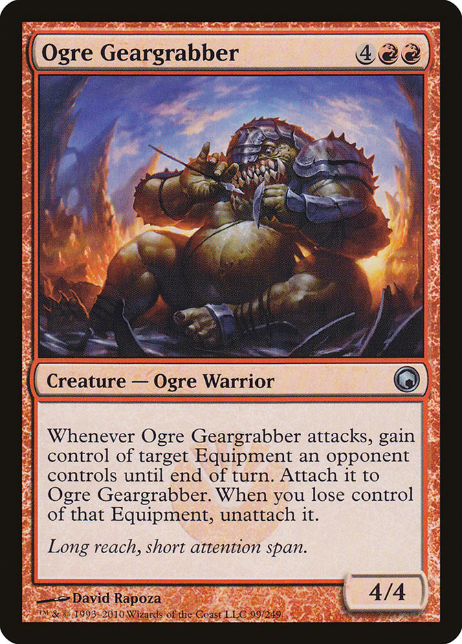 Ogre Geargrabber [Scars of Mirrodin] (SOM 99)