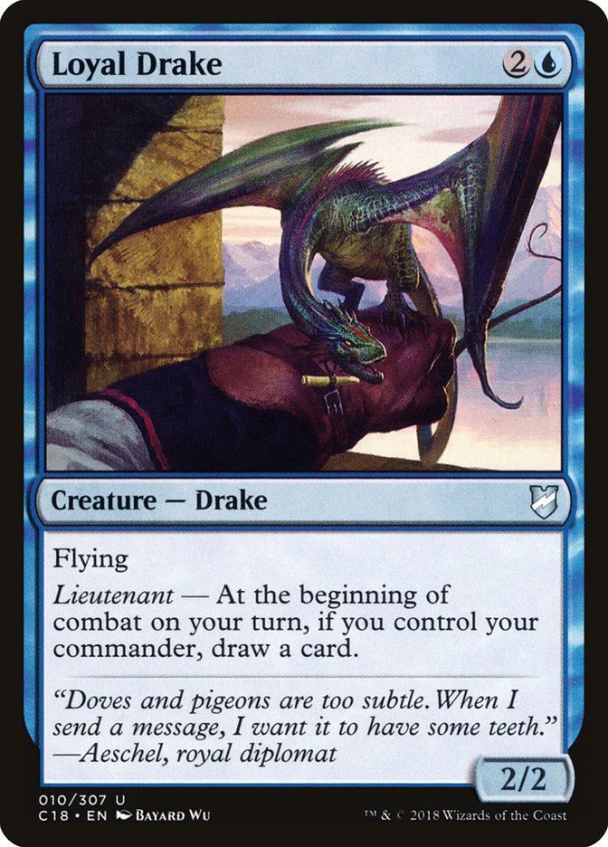 Loyal Drake [Commander 2018] (C18 10)