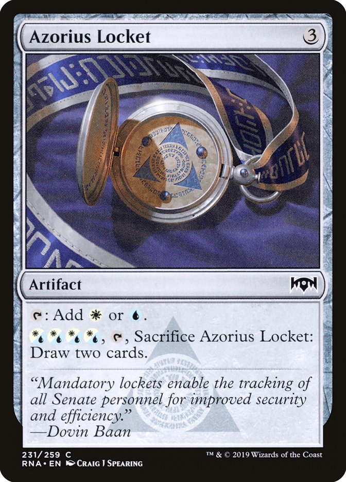 Azorius Locket [Ravnica Allegiance] (RNA 231)