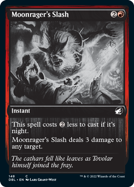 Moonrager's Slash [Innistrad: Double Feature] (DBL 148)