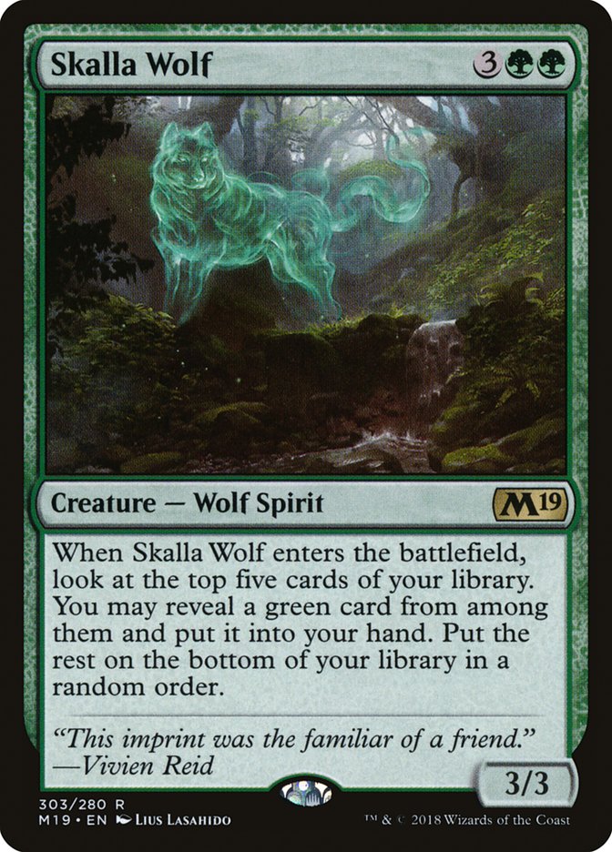 Skalla Wolf [Core Set 2019] (M19 303)