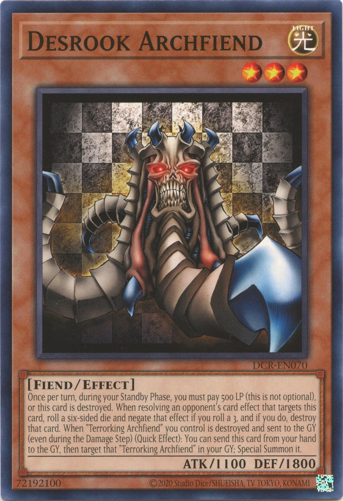 Desrook Archfiend [DCR-EN070] Common