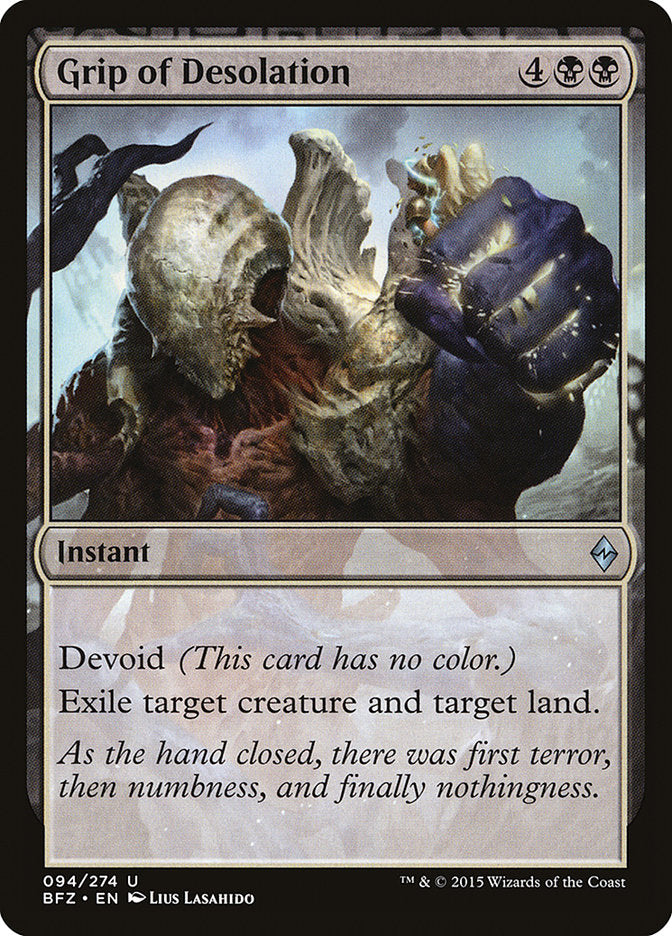 Grip of Desolation [Battle for Zendikar] (BFZ 94)