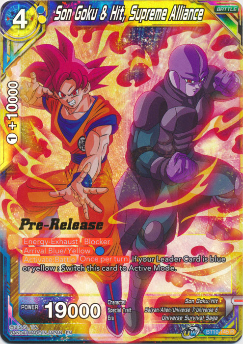 Son Goku & Hit, Supreme Alliance [BT10-145]