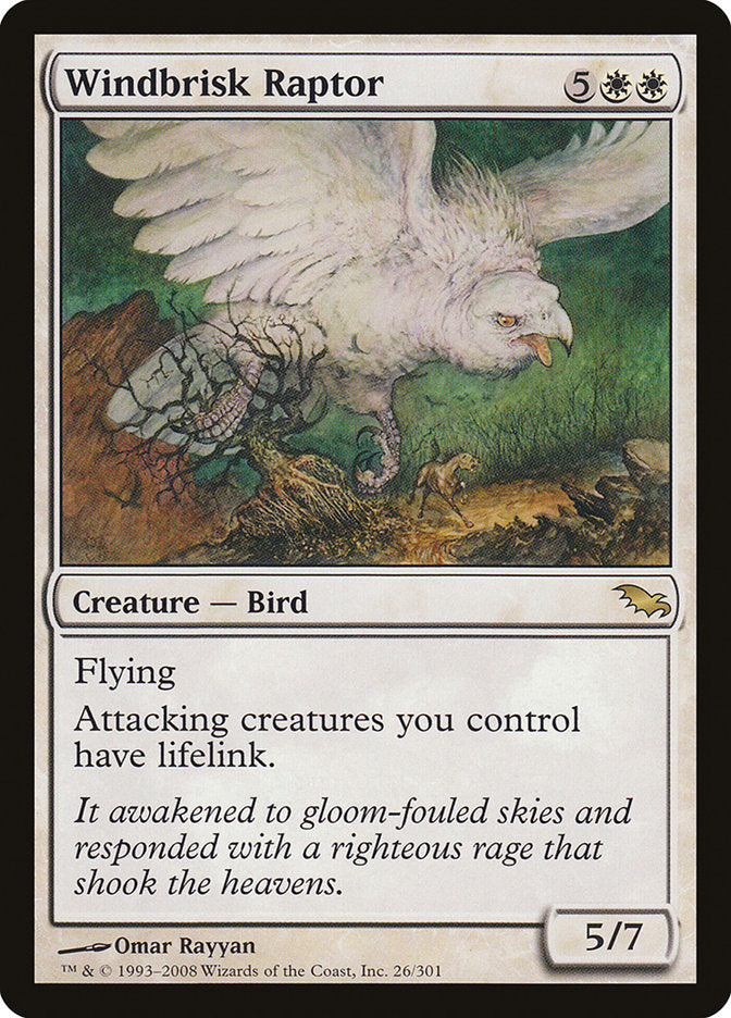 Windbrisk Raptor [Shadowmoor] (SHM 26)